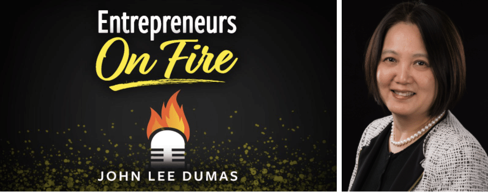 5 Ways to Build a Unicorn, More Than Just a Business - A Podcast Masterclass on brand building on “Entrepreneurs on Fire” by Joanne Z. Tan (photo: fire logo)