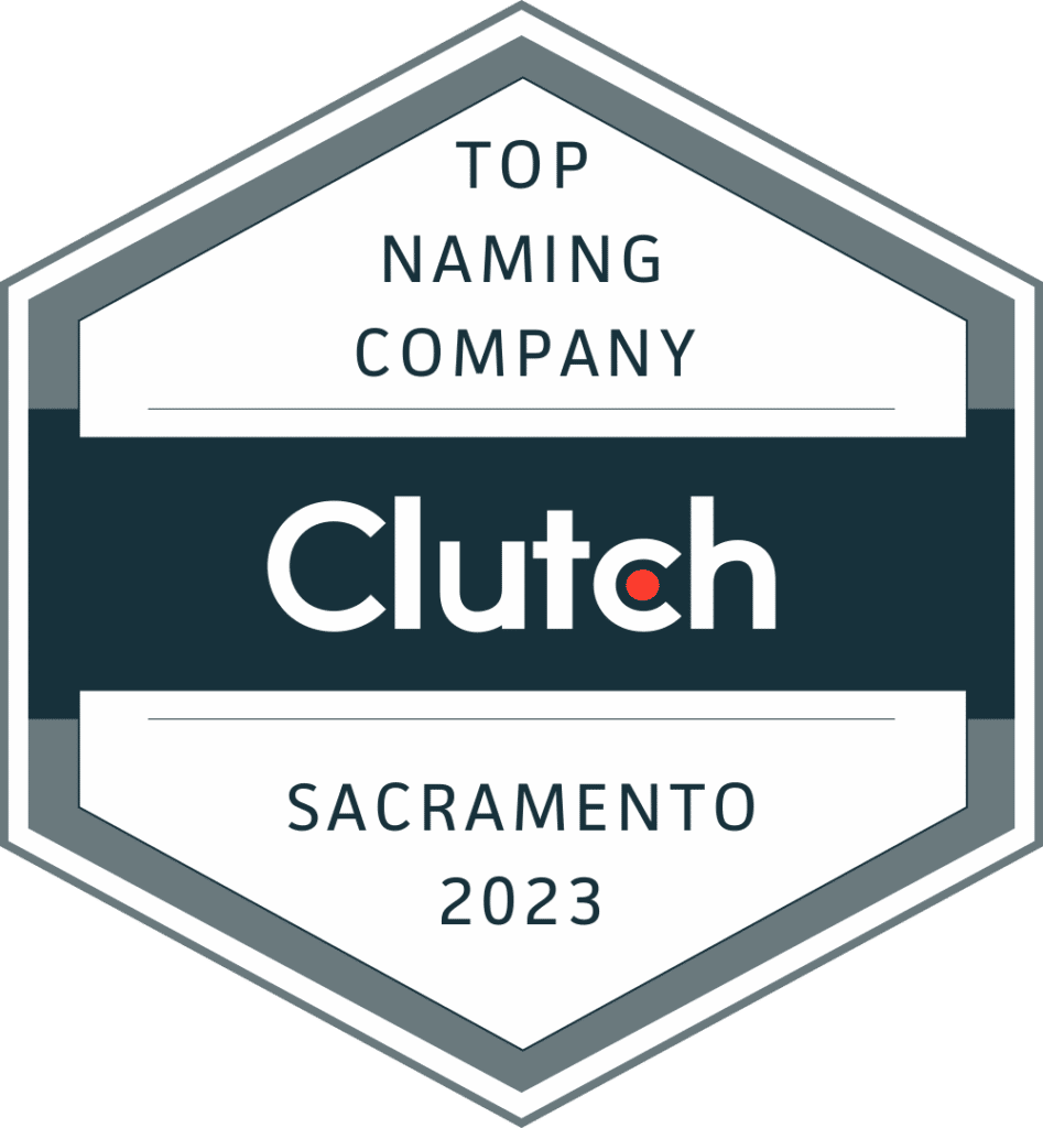 10 Plus Brand is awarded by Clutch as a Top Naming Company in Sacramento, CA in 2023 based on 100% client satisfaction in business name, tagline, logo designs.