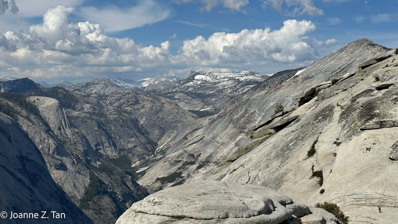 View of Clouds Rest & Yosemite Valley from Half Dome by Joanne Z. Tan, writer, award-winning photographer & poet, global top brand strategist, branding expert.