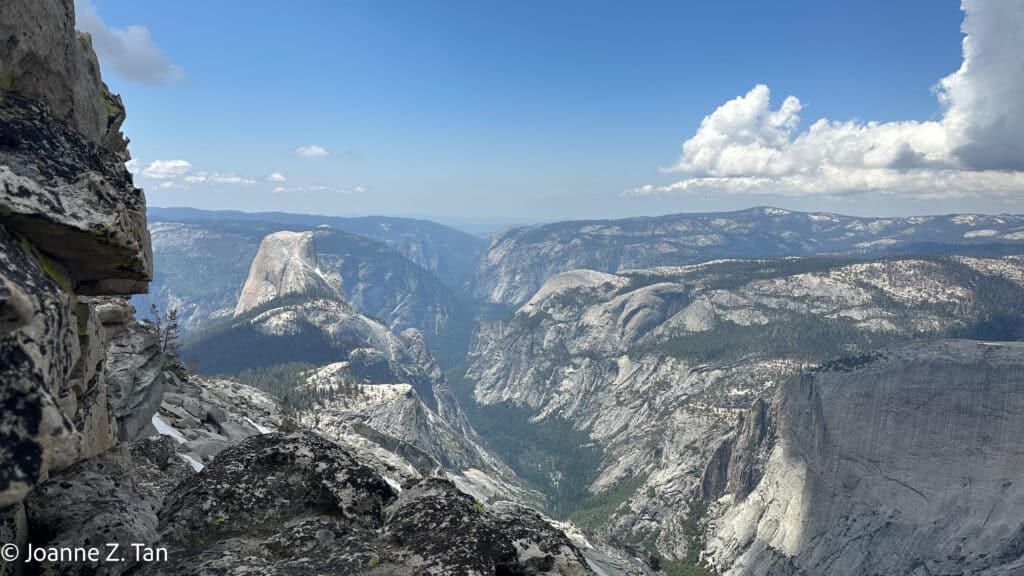 Top of Clouds Rest, Half Dome, Yosemite Valley. Stories, photos by Joanne Z. Tan, writer, award-winning photographer & poet, brand strategist & branding expert.