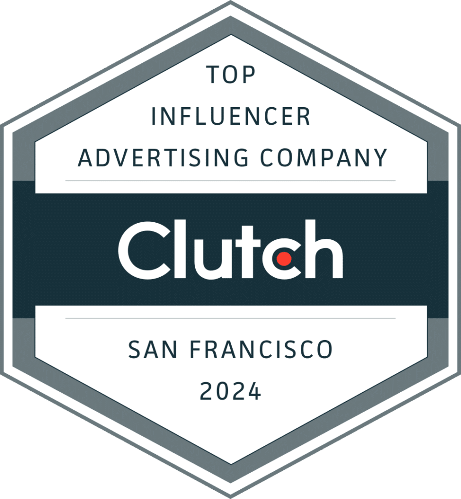 Award winning 10 Plus Brand, Inc. won 2024 Top Influencer Advertising Company Award, San Francisco, & many other global, national & statewide awards by Clutch.