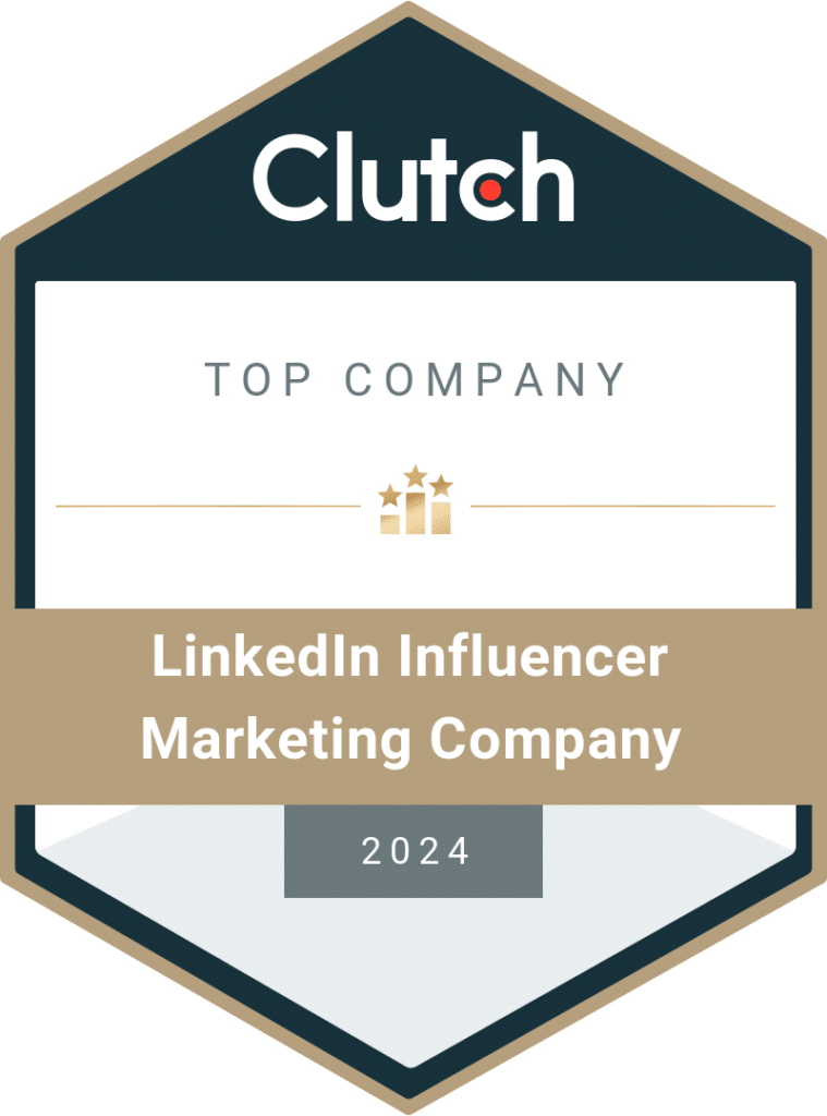 10 Plus Brand, Inc. won four 2024 Top Agency Awards in the US from Clutch, in LinkedIn influencer Marketing, LinkedIn advertising, Pinterest, and logo design.