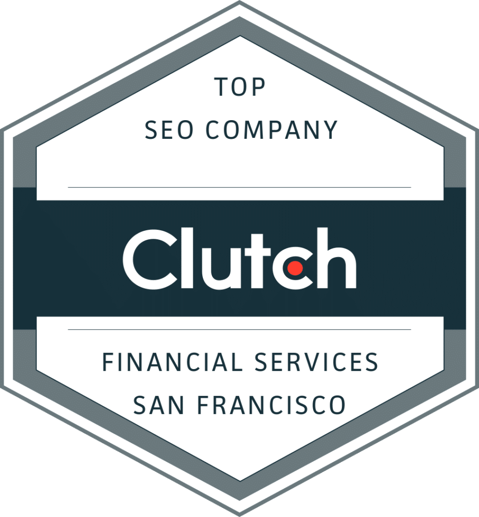 Award winning 10 Plus Brand won "2024 Top SEO Company, Financial Services, San Francisco" & many other global, national, California & regional awards by Clutch.