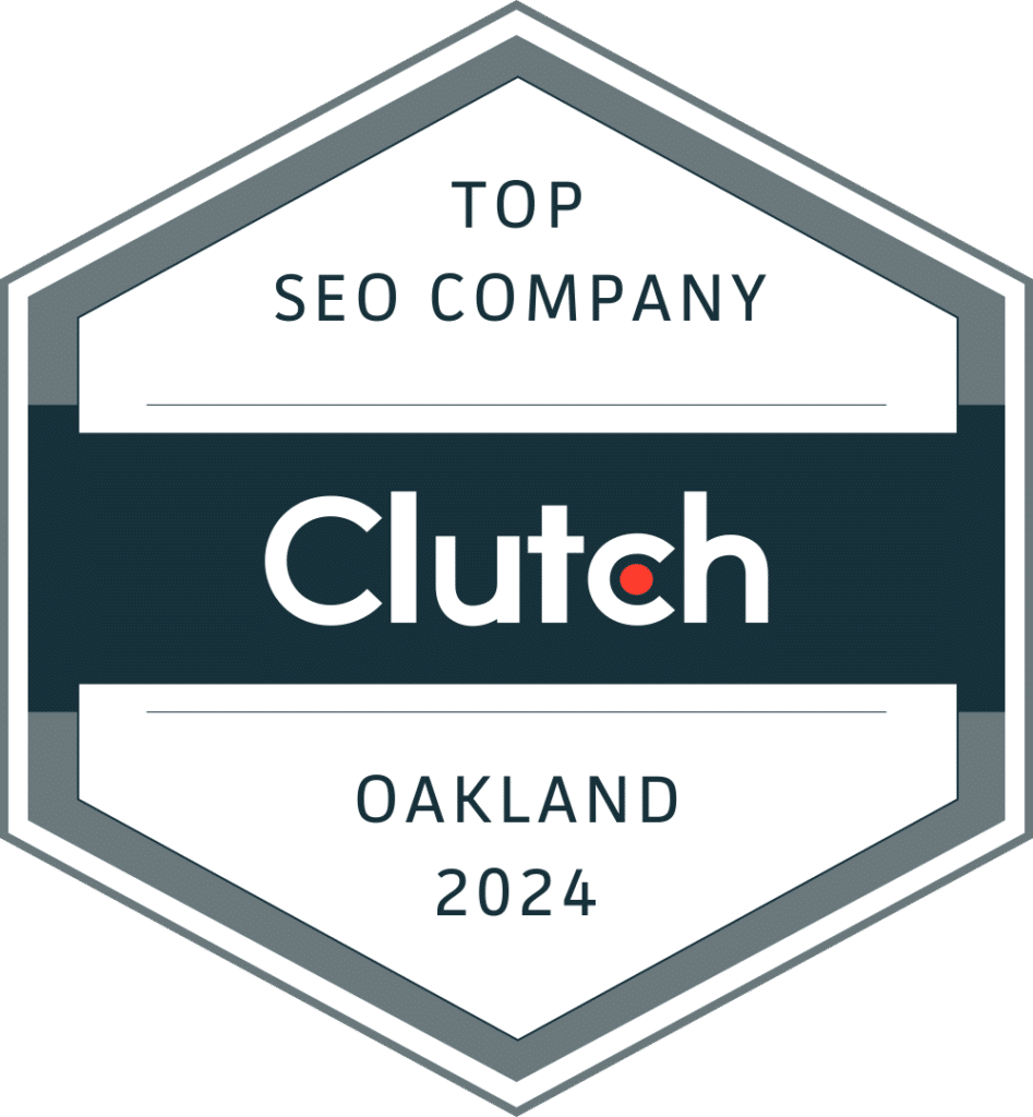 Award winning 10 Plus Brand, Inc. won "2024 Top SEO Company, Oakland" & many other global, national, CA & Bay Area awards by Clutch.