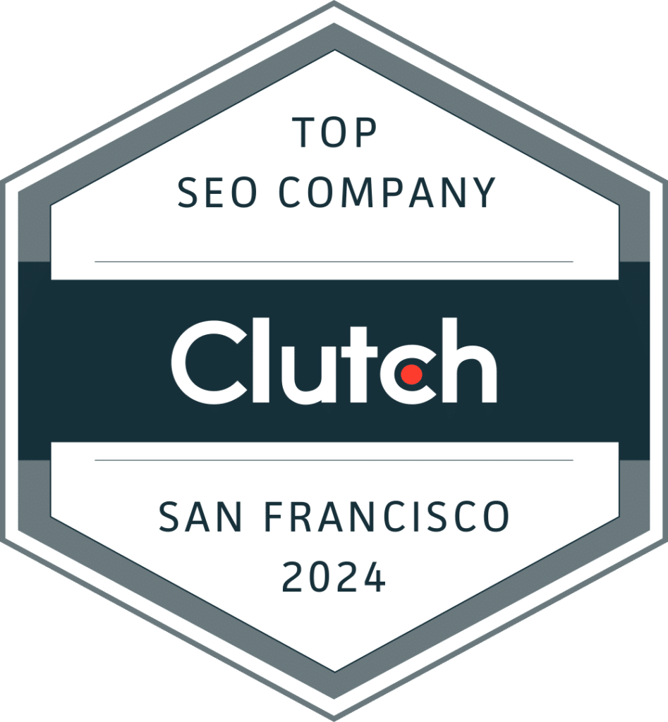 Award winning 10 Plus Brand won "2024 SEO Company, San Francisco" & many other global, national, California, regional Bay Area awards by Clutch, a b2b rater.