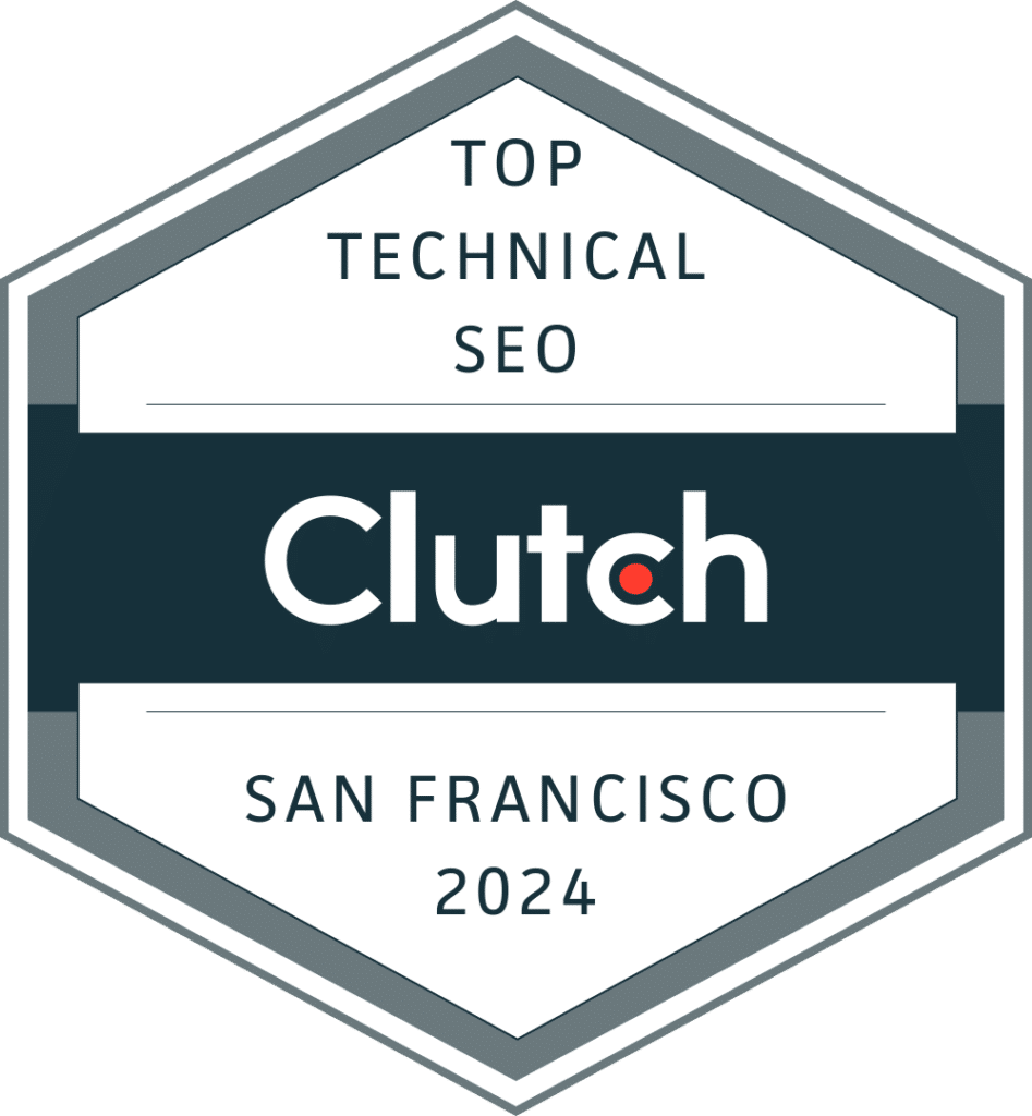 Award winning 10 Plus Brand won "2024 Top Technical SEO Company, San Francisco" & many other global, national, California, & regional Bay Area awards by Clutch.