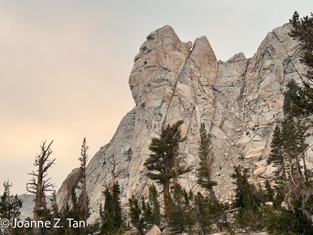 Climb granite mountains on the High Sierra, a true adventure stories by Joanne Z. Tan, Pt 1 of 3, about backpacking and hiking there.