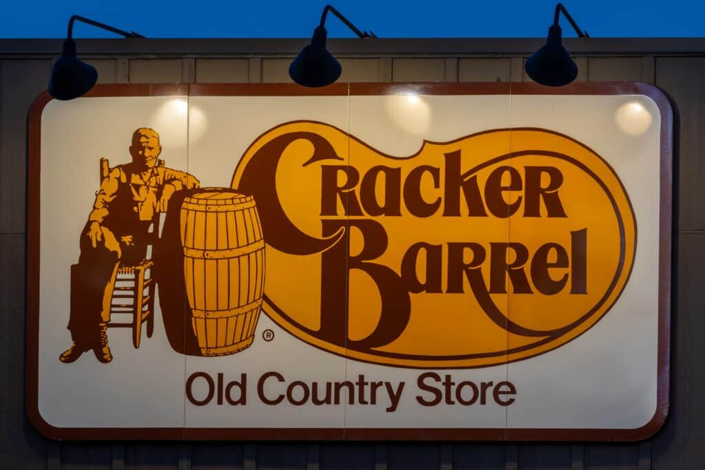 Brand authenticity, per global brand strategist, branding expert, thought leadership coach Joanne Z. Tan, in Cracker Barrel's logo, is brand identity & essence.